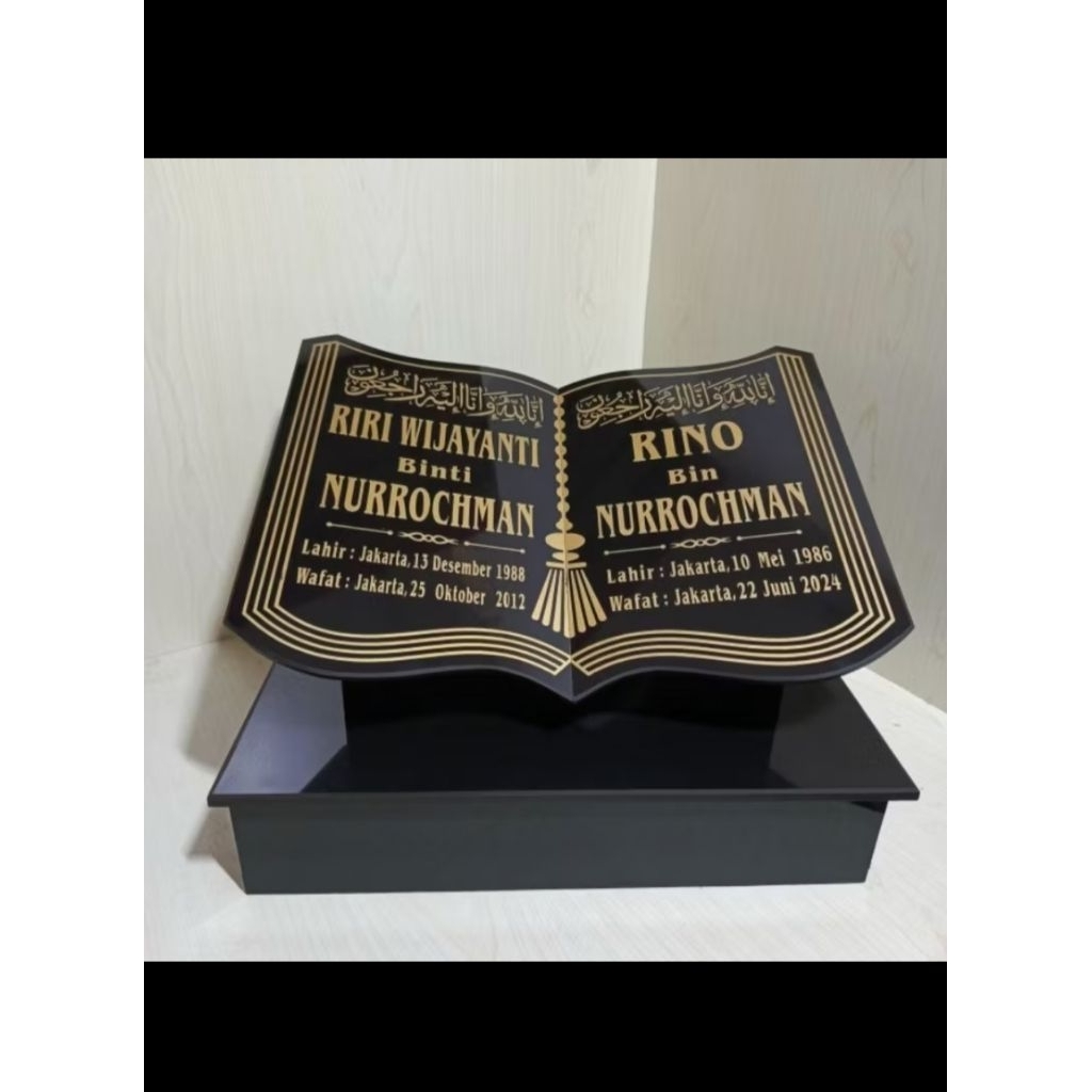 BATU NISAN RUMAH NISAN FULL GRANIT UKURAN 30x40 BERGARANSI FREE PACKING KAYU