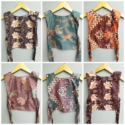 Rompi Batik Anak Model Modern Outfit Tradisional Batik Anak Elegan Vest Batik Anak Perempuan Premium