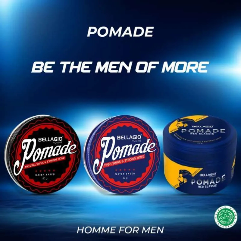 BELLAGIO Homme Pomade Water Based 80gr