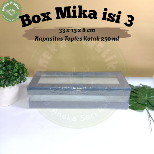 Box Jendela Utk Toples 250 Gram / Box Hardboard Jendela Mika / Box Toples Exlusive / Box Kotak Untuk
