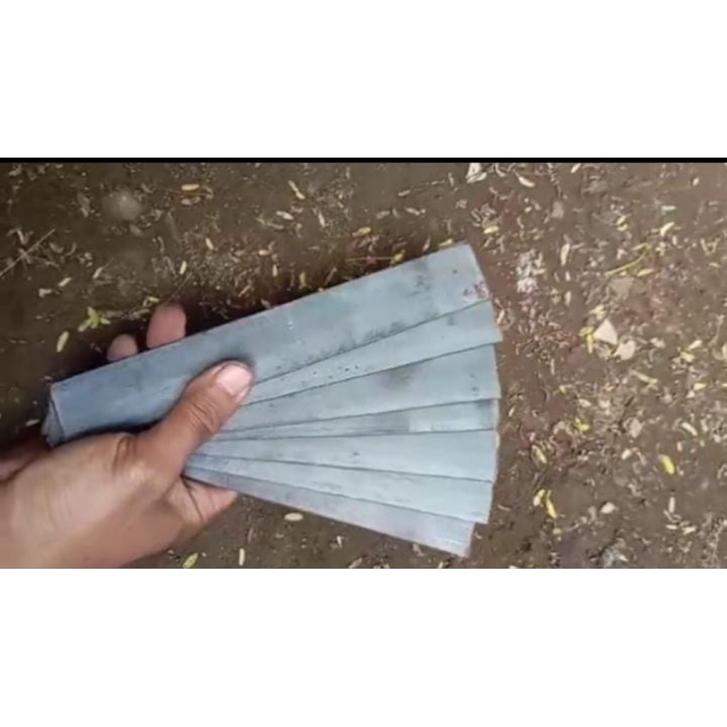 Plat baja tebal/Baja strip panjang 20cm