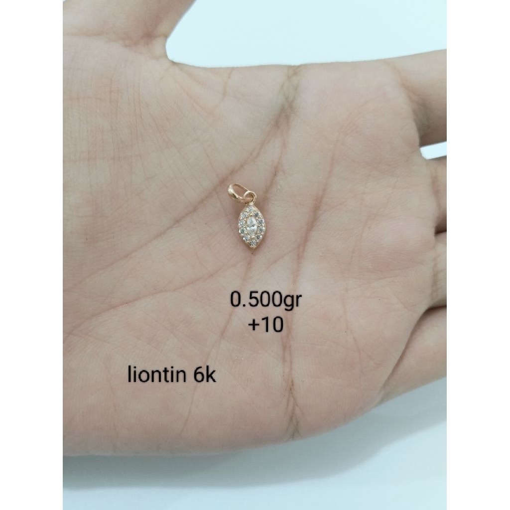liontin emas 6 karat