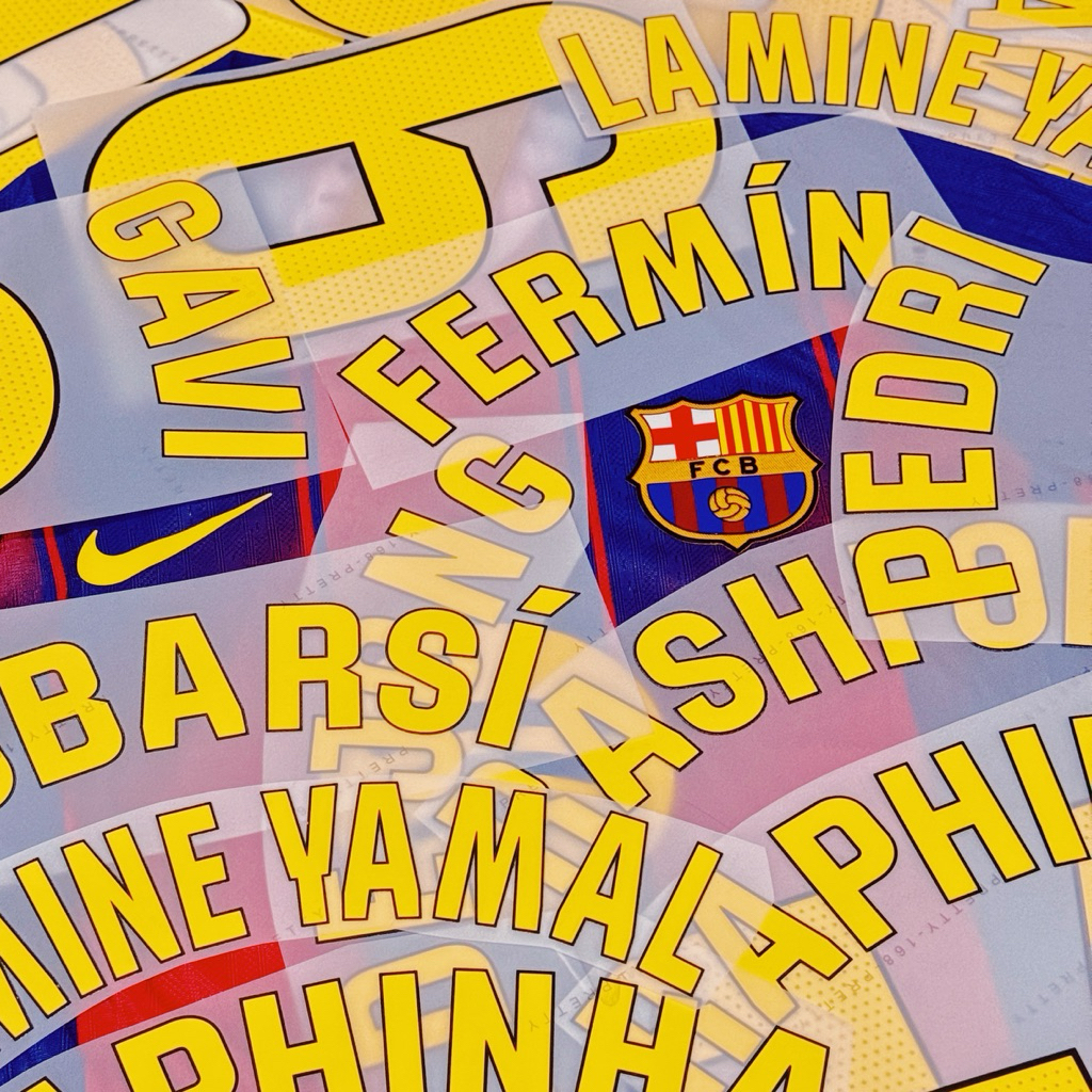 NAMESET JERSEY BARCELONA HK NEW AND OLD SEASON