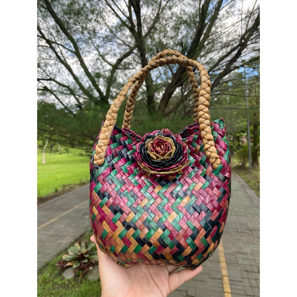 TAS PURUN ANYAMAN KHAS KALIMANTAN SELATAN 0078