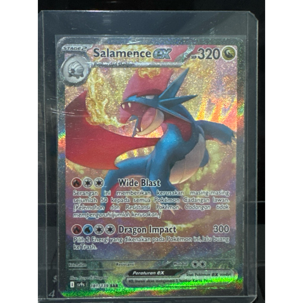 Salamence Ex SAR ikatan takdir 181/139