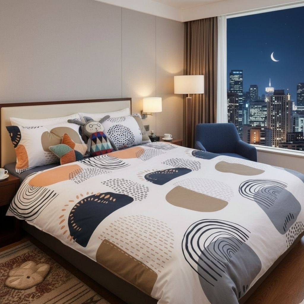 Sprei Katun STAR Motif STOCKHOLM Ukuran 90 100 120 160 180 Tinggi 20 Cm