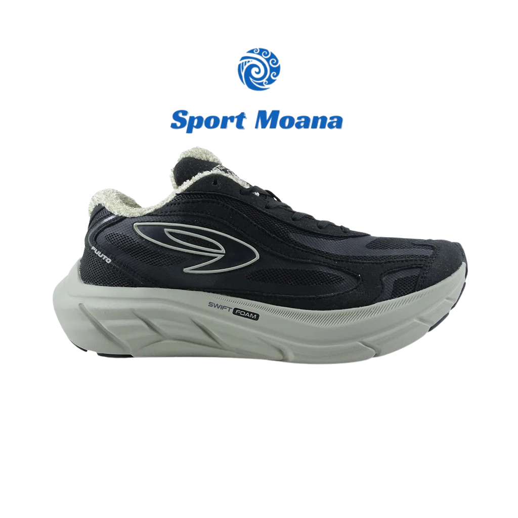 910 FUUTO HERITAGE HITAM BEIGE - Sepatu Lari / Fuuto Heritage Hitam Beige 910 Nineten