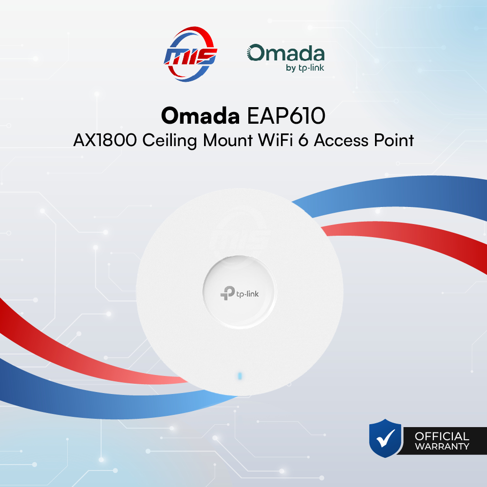 EAP610 Omada AX1800 Ceiling Mount WiFi 6 Access Point