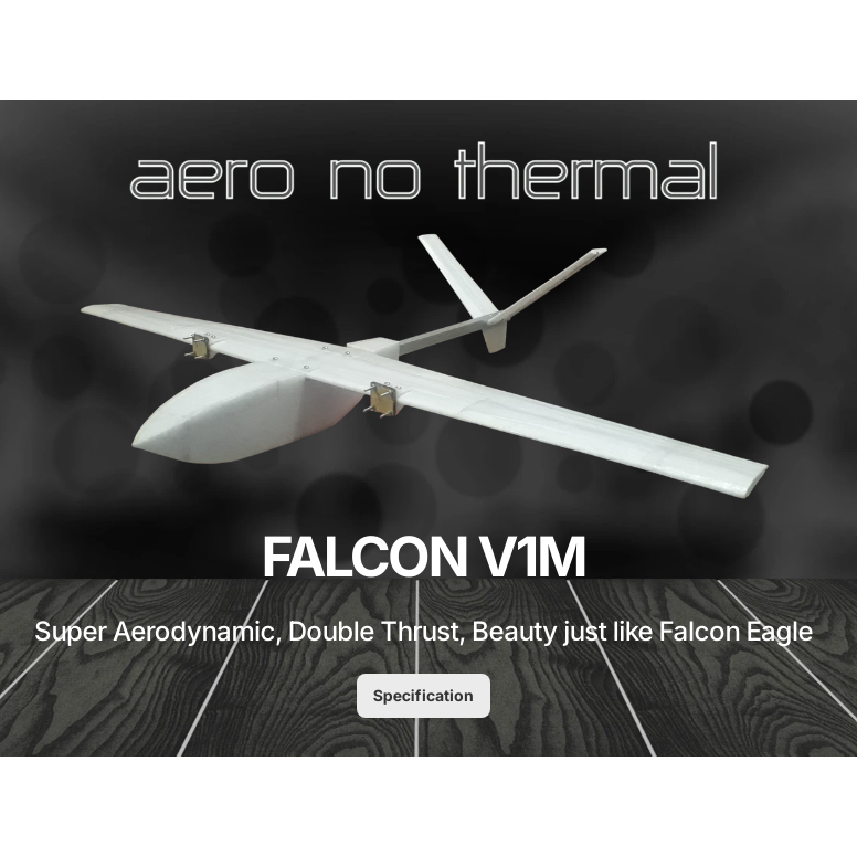 KIT RC Pesawat FALCON 1 Meter