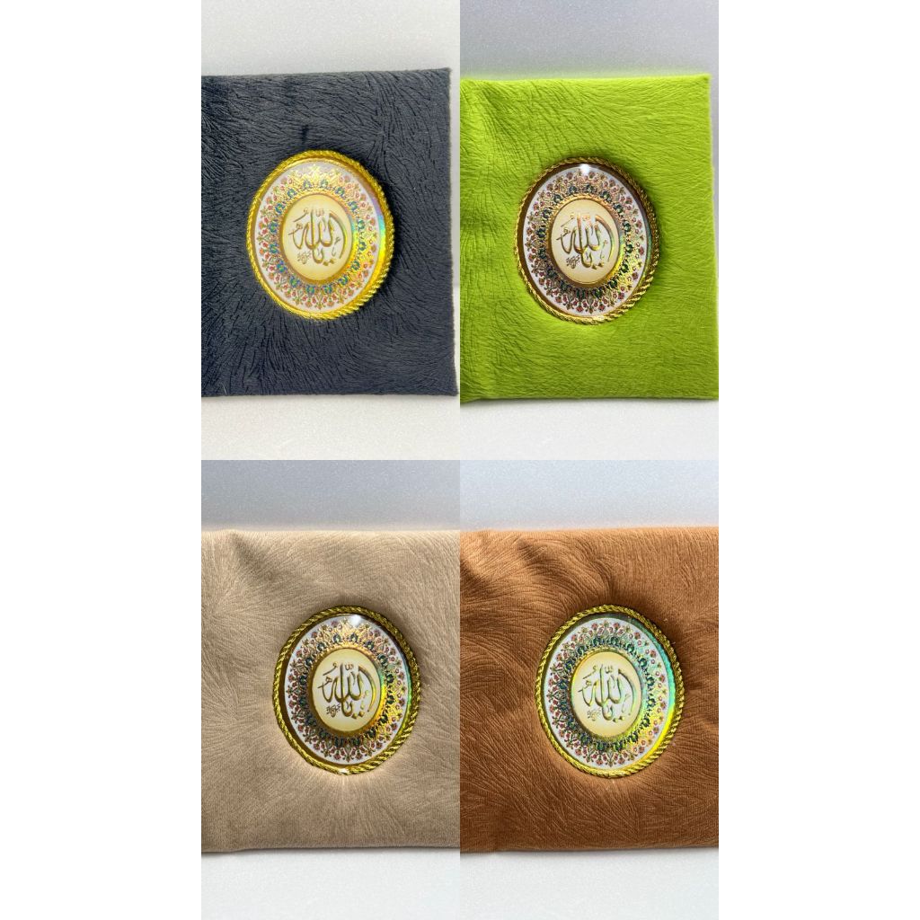 Hard Cover Bludru Suide Texstur Bulu Busa LUX Ukuran Yasin