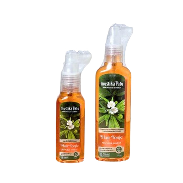 Mustika Ratu Hair Tonic Penyubur Rambut 75ml & 175ml|Perawatan Kesuburan Rambut & Mengurangi Ketombe