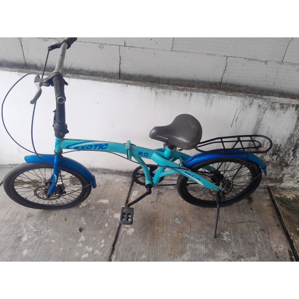 Preloved Sepeda Lipat Odessy 20inc doble cakram