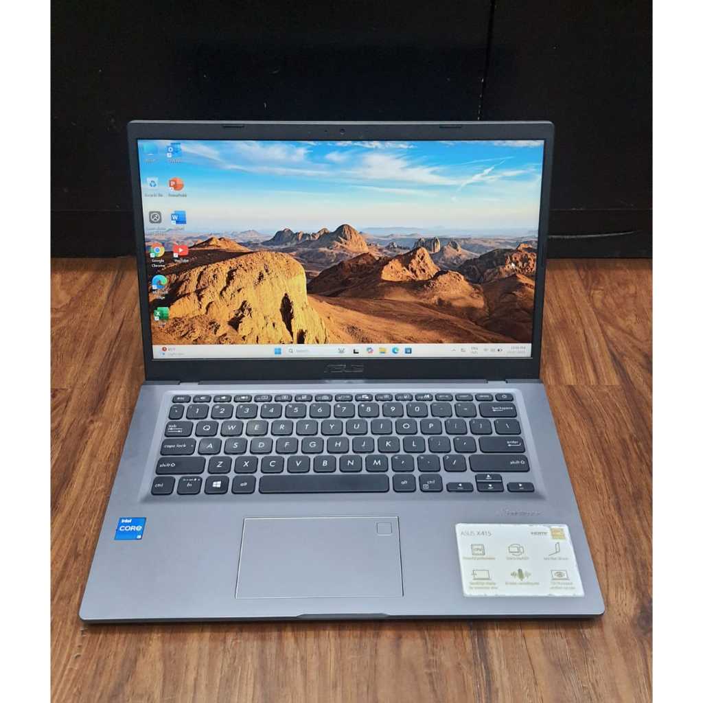 Asus X415 14 inch 11th Gen Intel Core i5 2.4GHZ RAM 16GB SSD 512GB VivoBook Asus Laptop X415EA_XF415