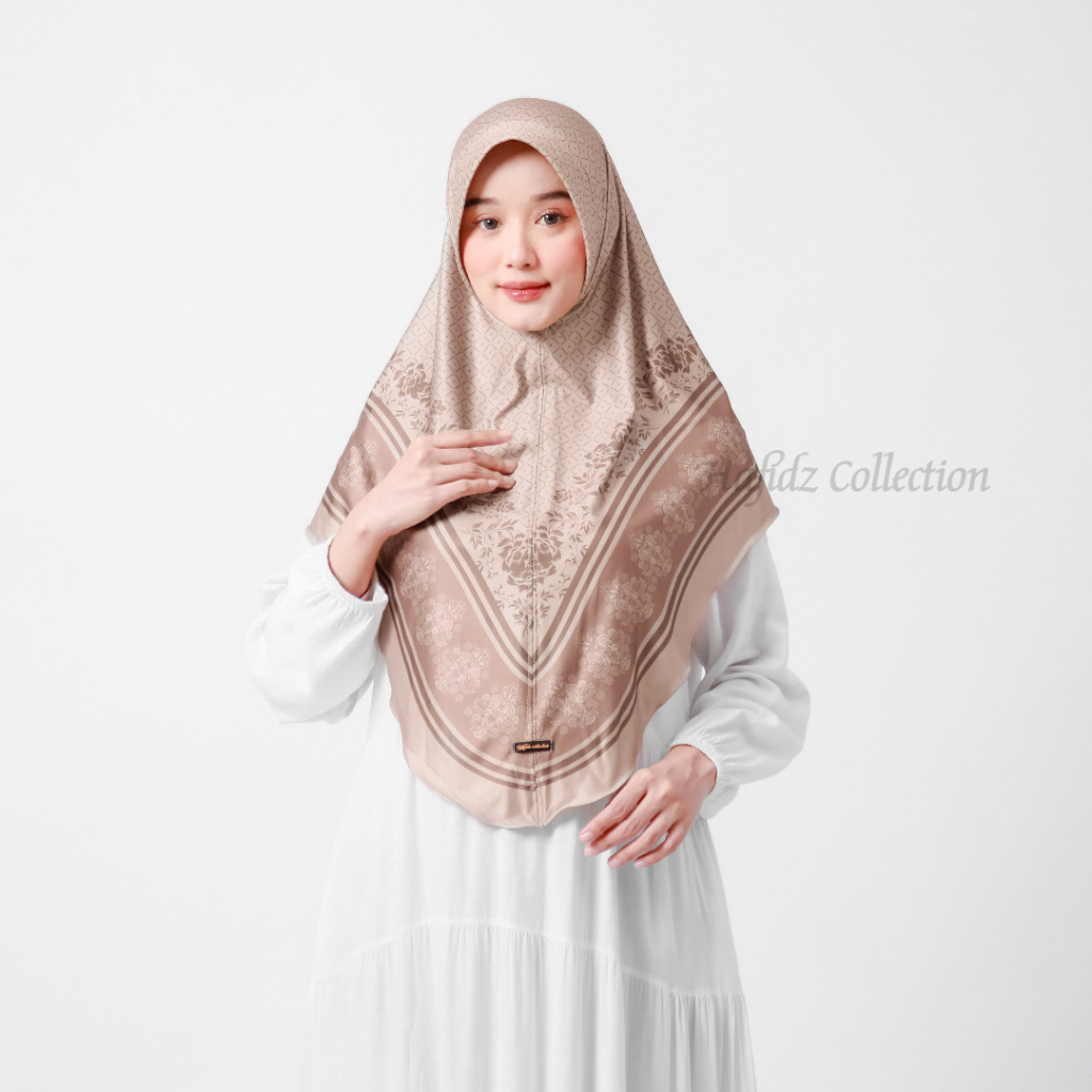 Hijab Instan Motif Jumbo Terbaru Jilbab Motif Printing Size XL