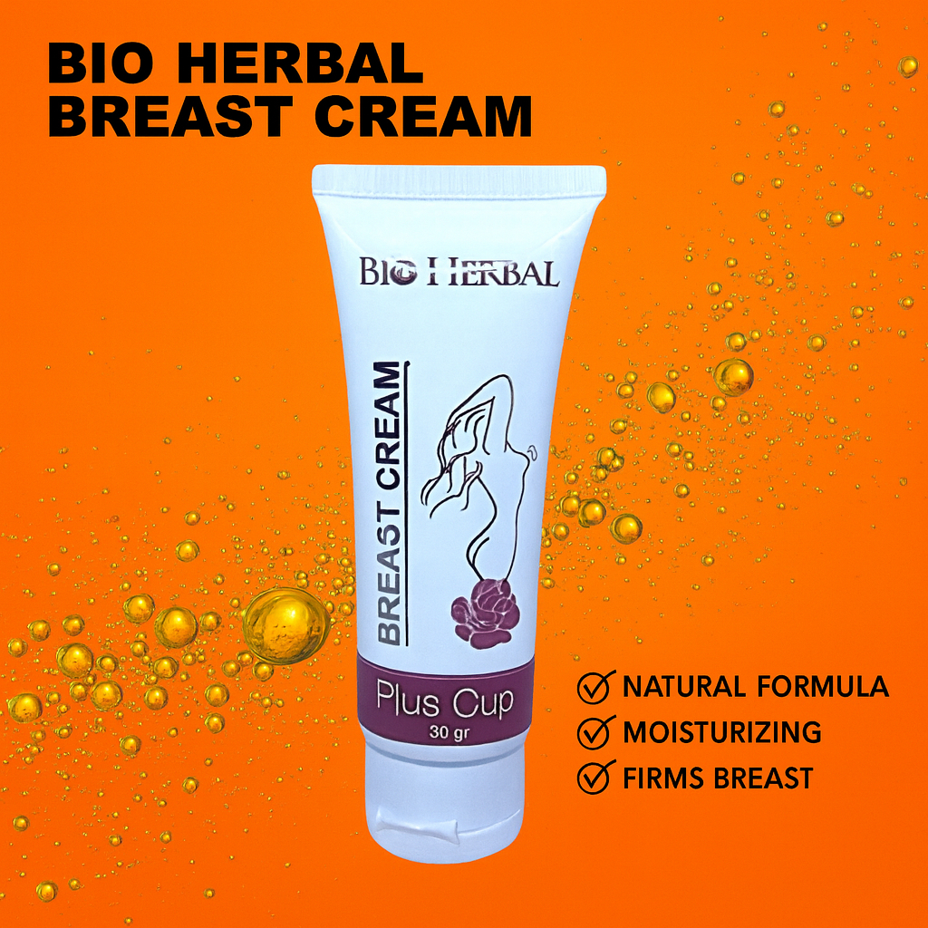 Cream Payudara Plus Cup BIO HERBAL Breast Cream Original BPOM