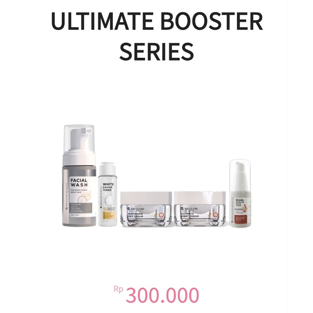paket ultimate ms glow fre serum