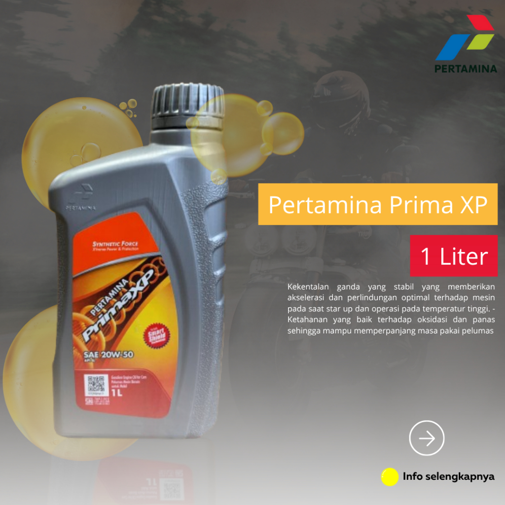 Pertamina Prima XP SAE 10W-40 / 20W-50 1L