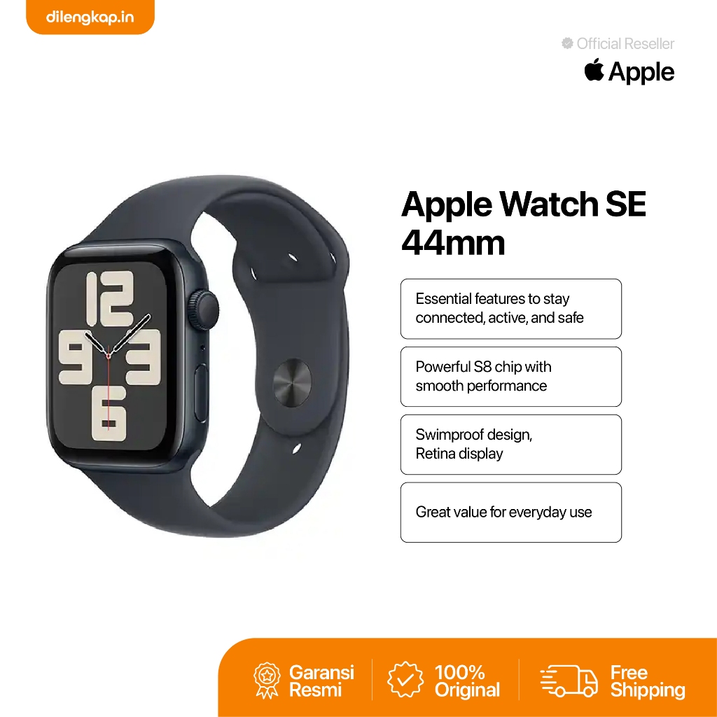 Apple Watch SE 44mm New - Smartwatch Original Resmi