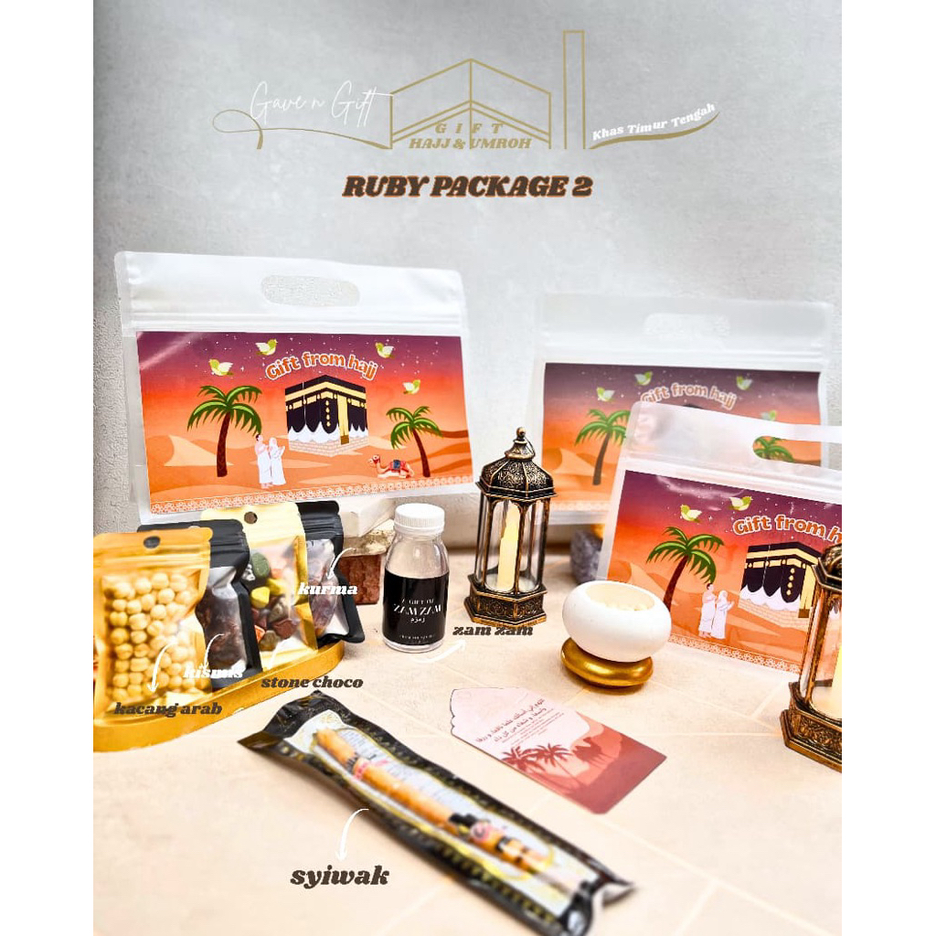 Hampers Oleh Oleh Haji dan Umroh | Paket Rubby 2 | Paket Haji dan Umroh