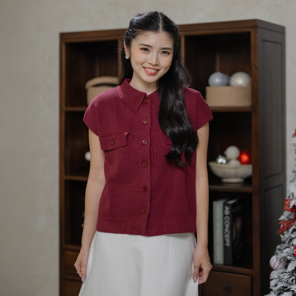 Beatrice Clothing Medan Astha Knit Blouse - Atasan Wanita | Pakaian Wanita