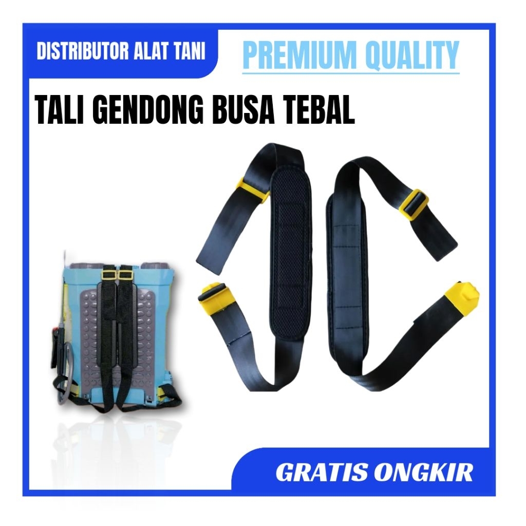 Sabuk Tali Gendong Semprot Elektrik & Manual MSA CBA DGW Busa Tebal