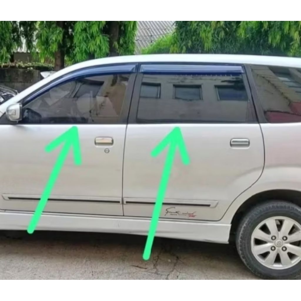 Water strip pelipit kaca luar avanza xenia 2006-2011