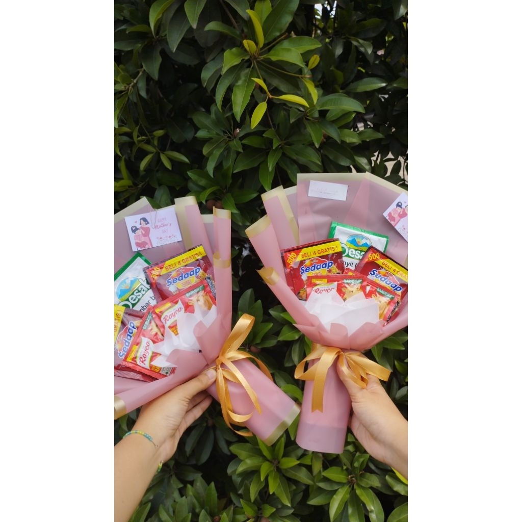 Buket murah/Buket Snack/Buket Sabun/Buket Bahan Masak/Buket Kopi