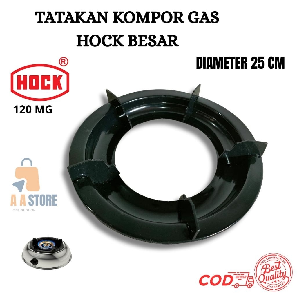 TUNGKU 25CM / TATAKAN KOMPOR HOCK BULAT TIPE 120MG / KOMPOR HOCK 1 TUNGKU BULAT /KOMPOR GAS 1 TUNGKU
