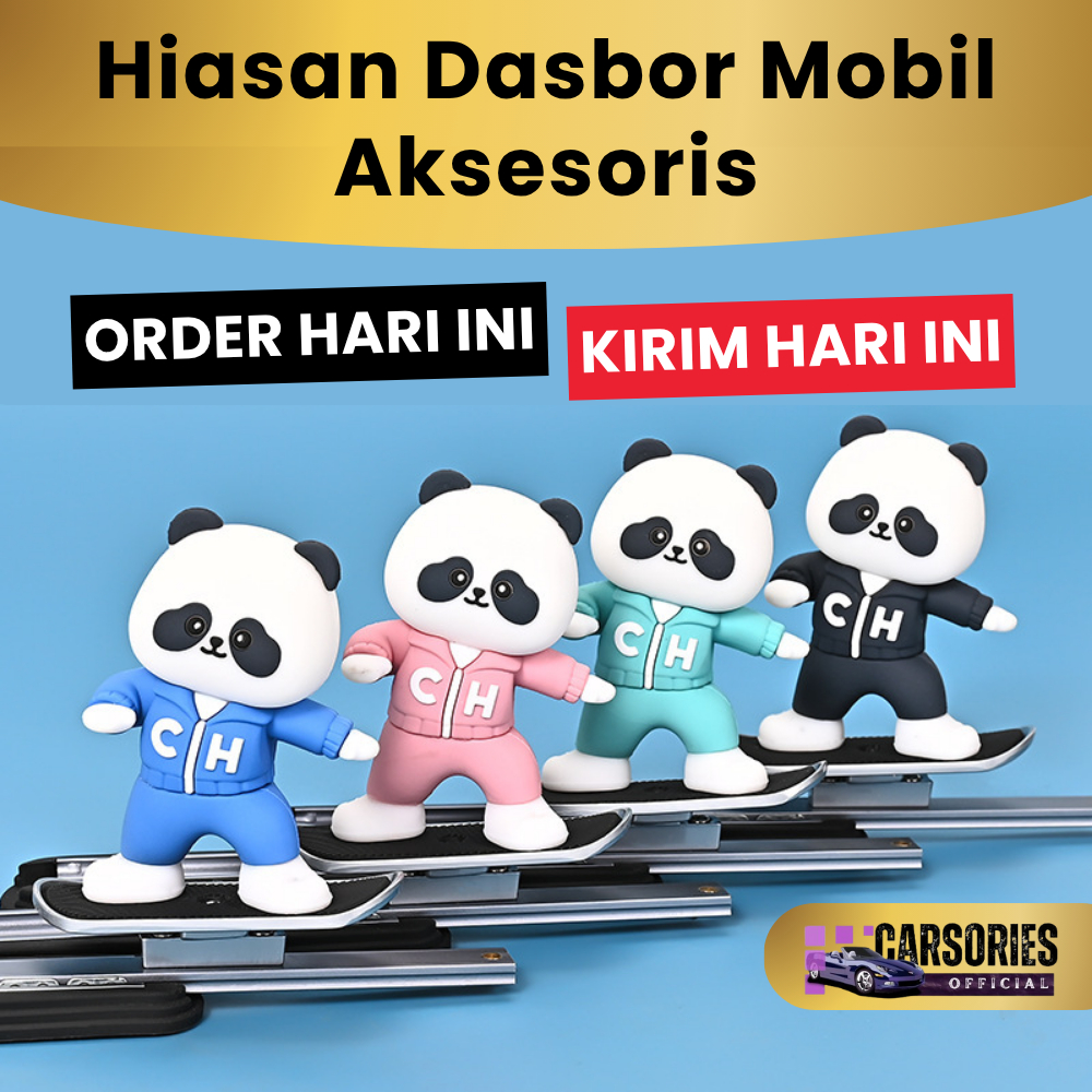 Aksesoris Dashboard Mobil Pajangan Unik Beruang Bergerak Hiasan Lucu