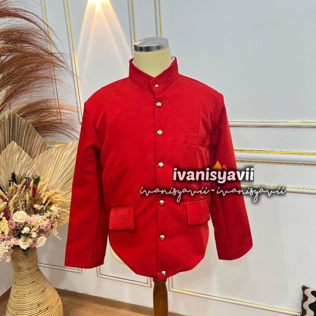 BESKAP • Beskap Warna Merah Cabe / Warna Lain - Jogja / Solo / Sunda / Hewes | ~bskp