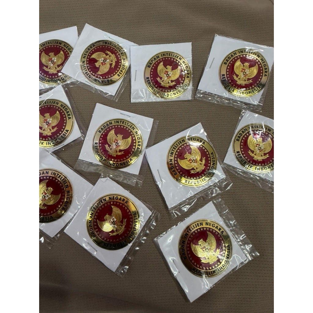 Pin BIN dada - Pin Badan Intelejen Negara Premium - Pin bros BIN