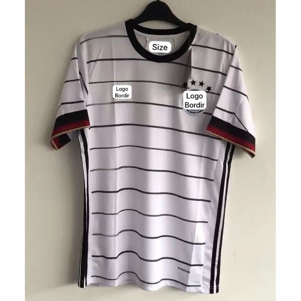 JERSEY BOLA BAJU BOLA JERMAN HOME JERSEY FUTSAL JERSEY SEPAK BOLA KAOS OLAHRAGA