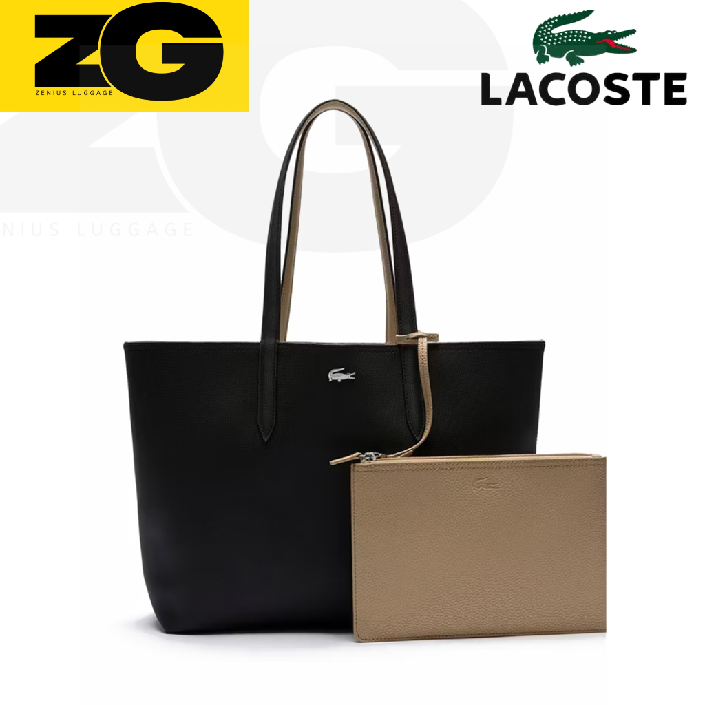 Tas wanita LACOSTE classic with pouch original