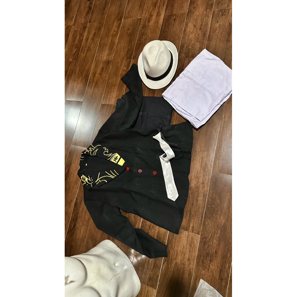 kostum cosplay muzan kibutsuji