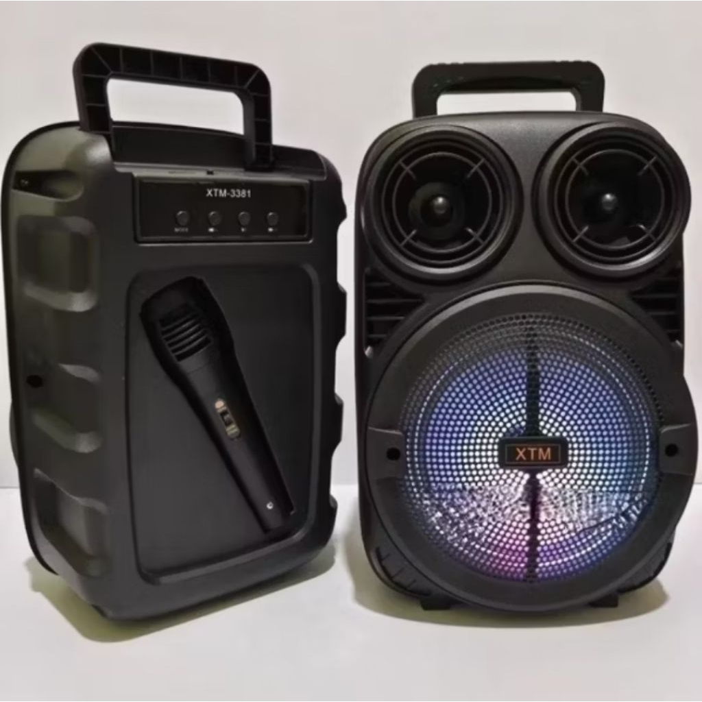 Sepaker dan mic SX–5038/Speaker karoke