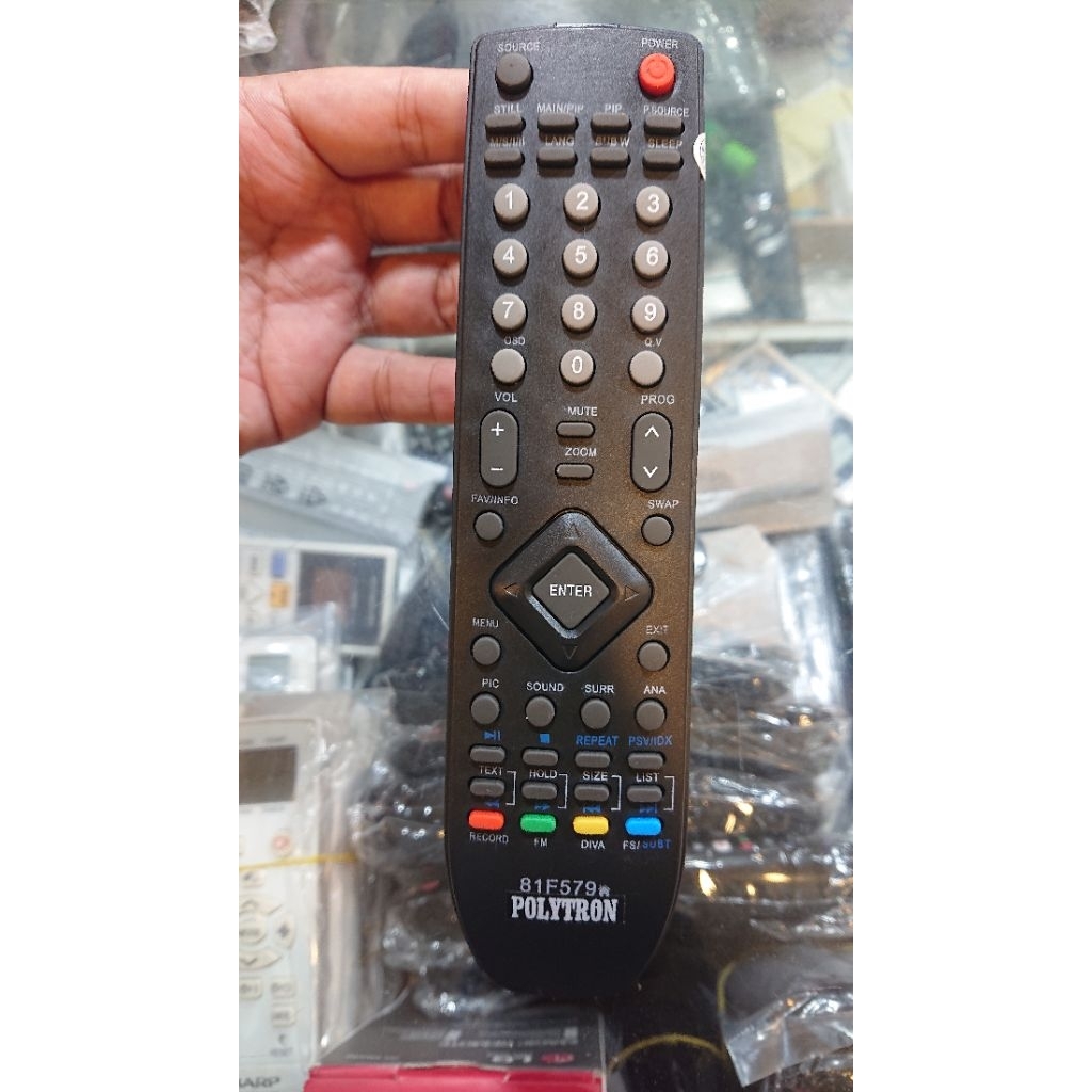 REMOTE REMOTE TV POLYTRON LCD LED 81F579