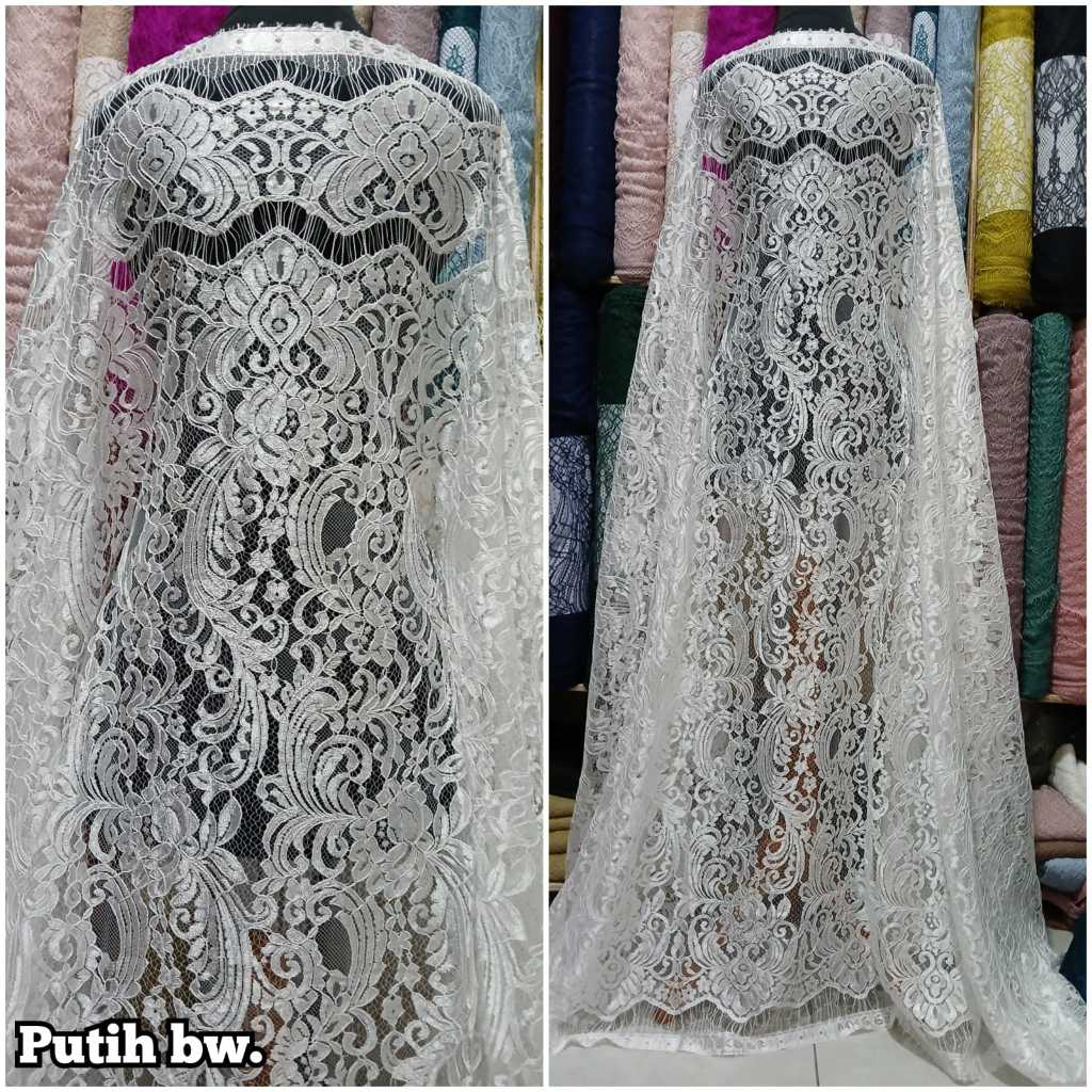 KAIN BRUKAT SEMI LAMINATING BREID BAKAL KEBAYA