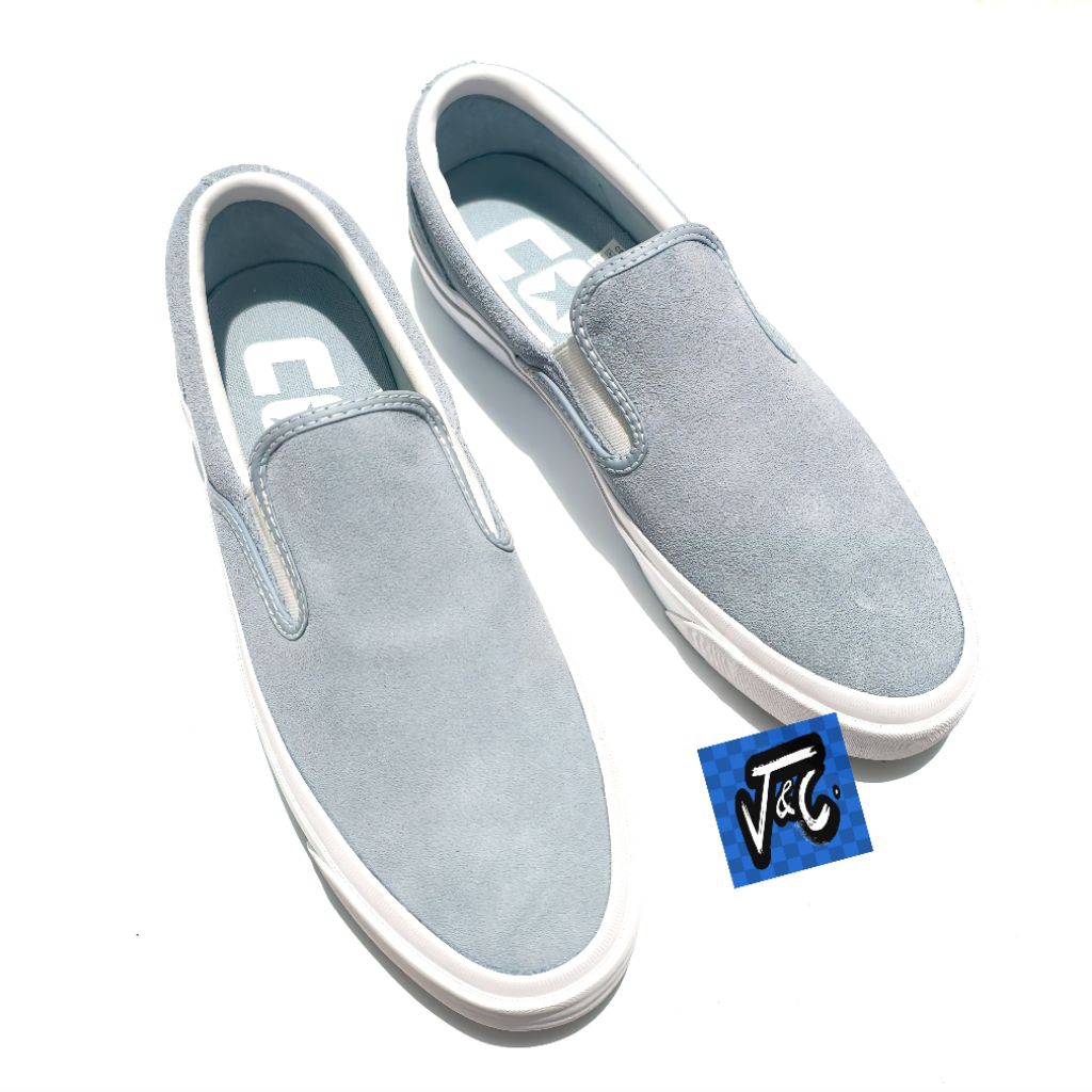 Converse CONS One Star CC Pro Suede Durable Rubber Skate Slip On CX Wet Stone
