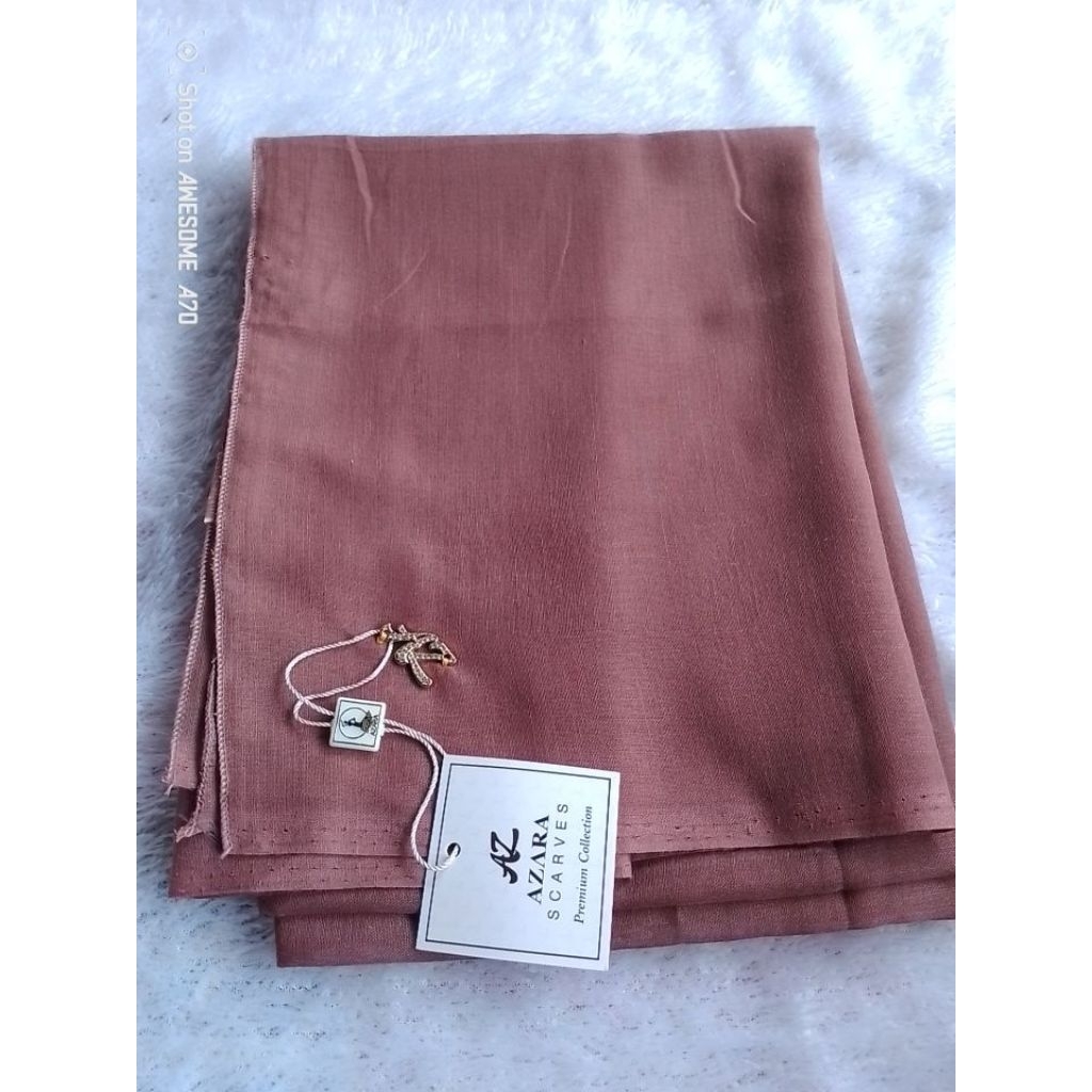 jilbab segi empat azara logo polos