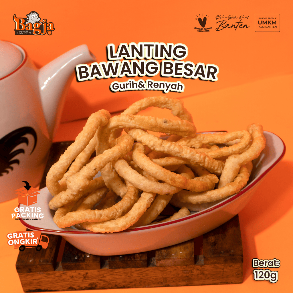 Lanting Bawang Besar Renyah dan Gurih 120g