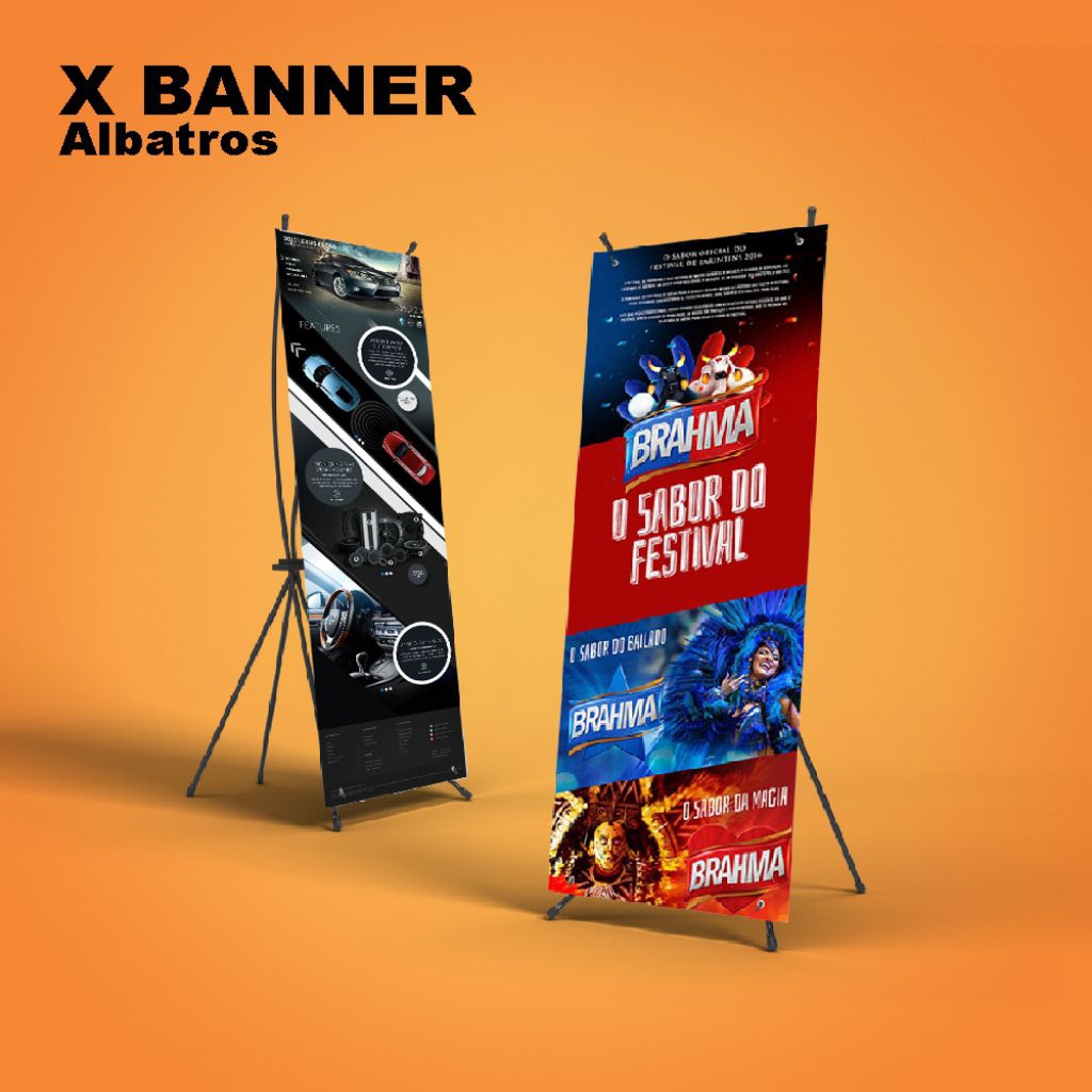 X Banner Bahan Albatros