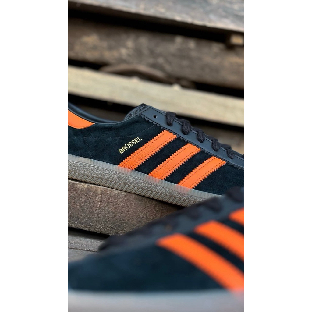 ADIDAS BRUSSEL BLACK ORANGE