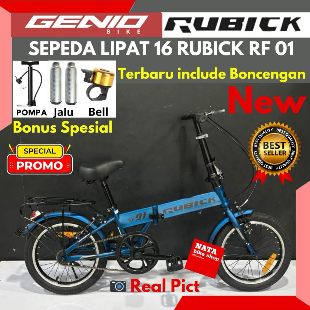 Sepeda Lipat 16 Rubick RF 01 Boncengan New