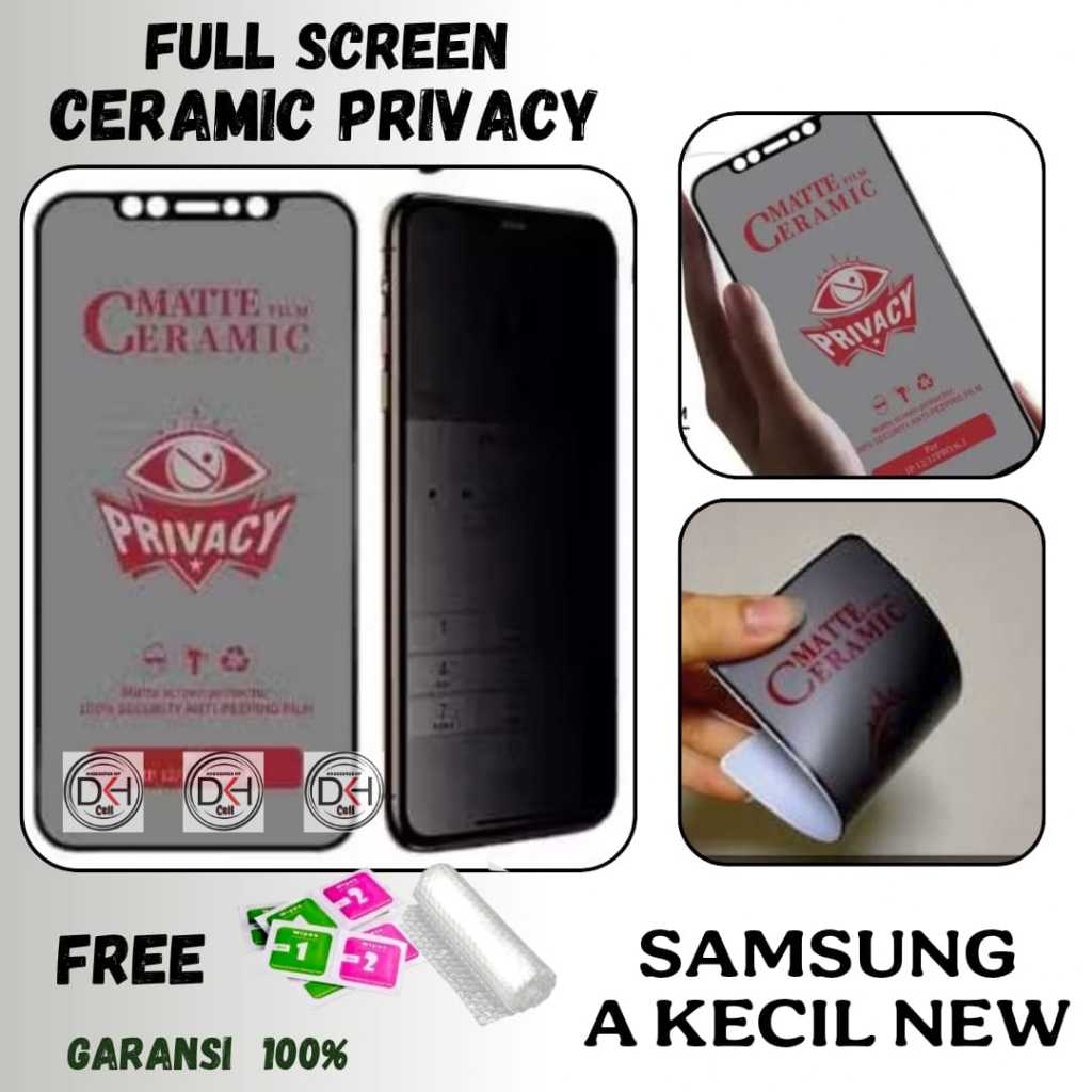 TG CERAM6722IC PRIVACY anti spy anti gores SAMSUNG A6 A7 A54 5G PLUS 2018 PELINDUNG LAYAR RZ AKSESOR