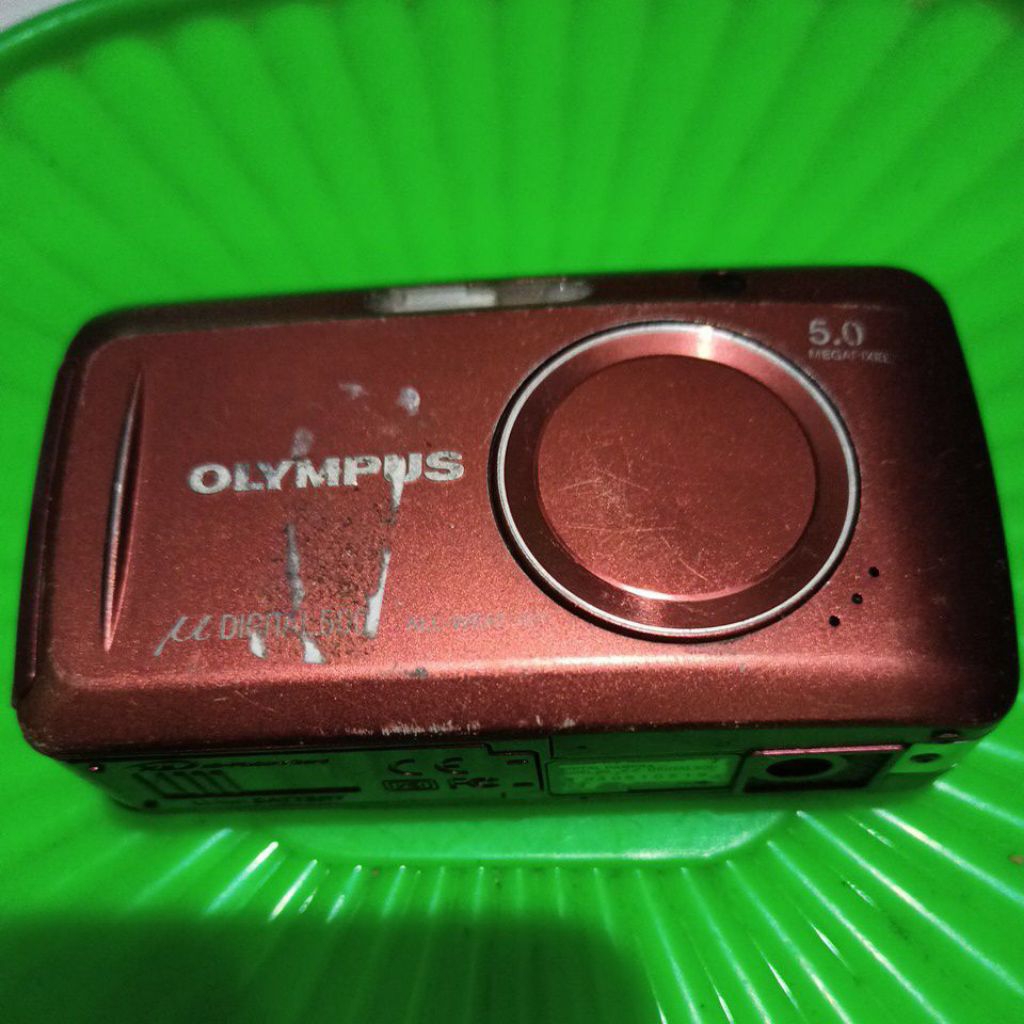 kamera digital Olympus mju digital 500 bahan servis sparepart pajangan