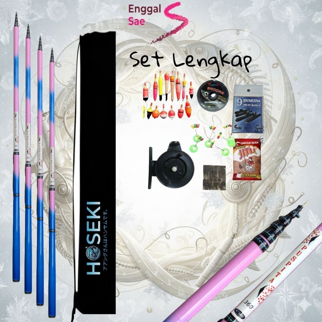 HOSEKI PUSPITA TEGEK KOLONG SIAP PAKAI PINK MURAH