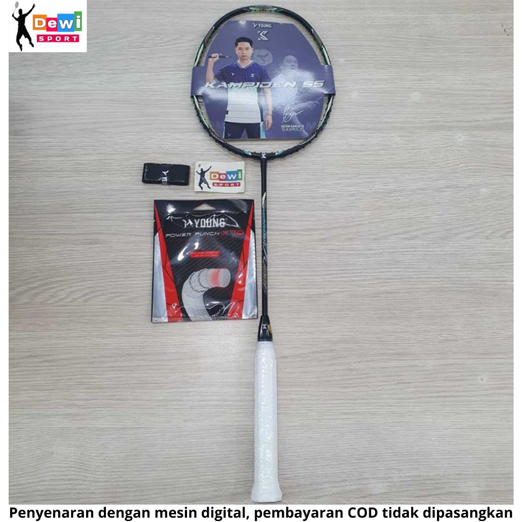 Raket Badminton YOUNG KAMPIOEN SS70/SS80/SS90 (KEVIN SANJAYA)