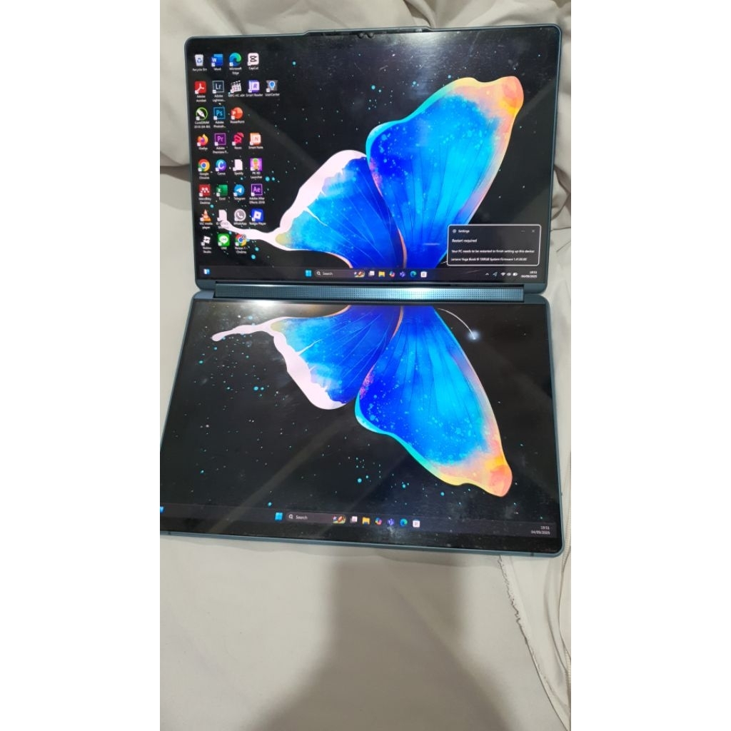 jual laptop lenovo yoga book 9i like new