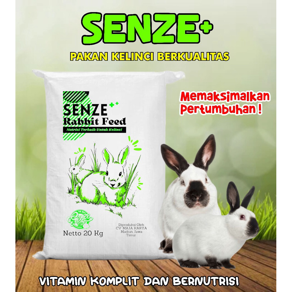 Pelet pakan kelinci senze