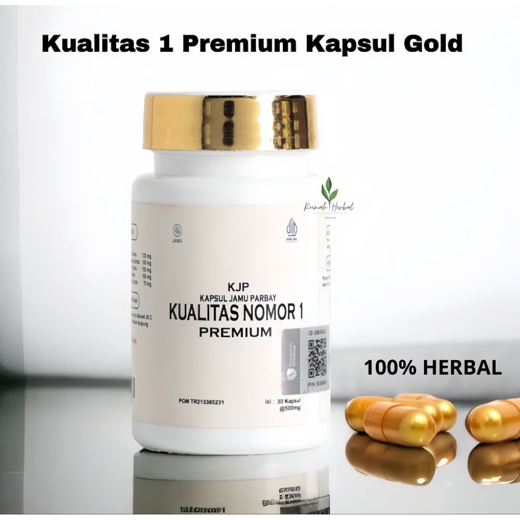 KJP Obat Diet Herbal Ampuh Kapsul Pembakar Lemak Badan Isi 60 kapsul 100% Berkualitas BPOM